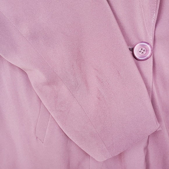 Torrid Blazer Single Button Waist w/ Pockets! Longline Style Mauve 1X - Picture 6 of 13
